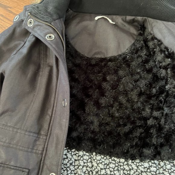 Long winter coat Mademoiselle DDP for girl, Size 12 midnight blue - Picture 6 of 12